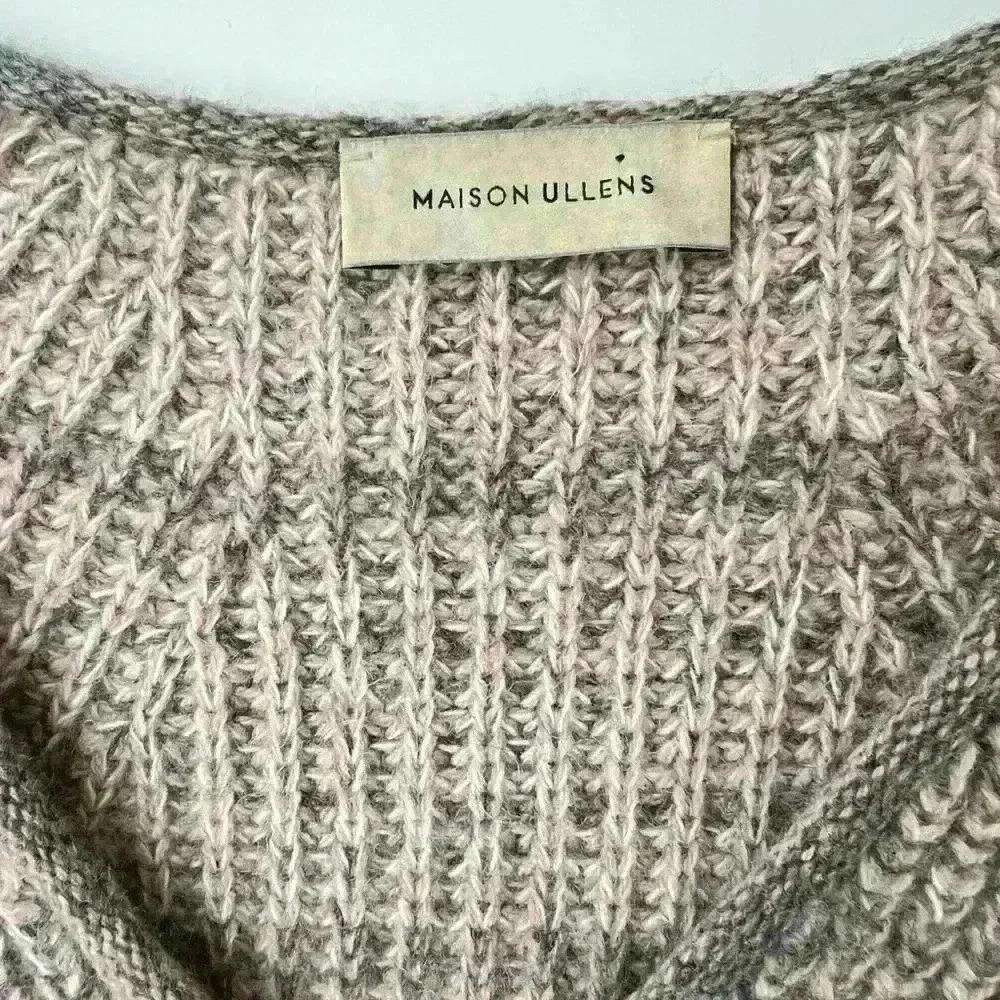 Maison Ullens Cashmere Wool V-Neck Sweater - Picture 4 of 7